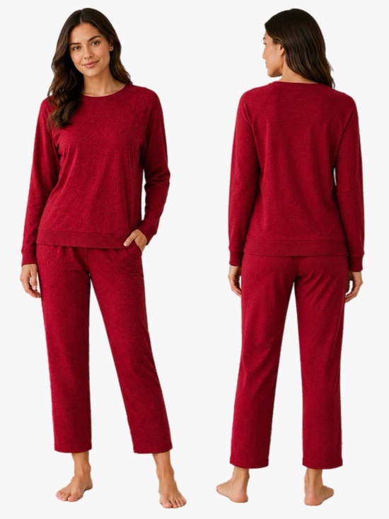 Soma Other - Soma Cozy Lounge Set Women’s Mixed Sizes Small Top Medium Pant Red Pajamas